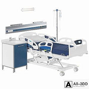 Hospital room equipment