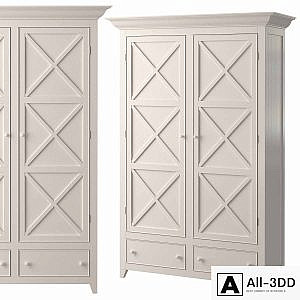 Wardrobe with drawers medium La Mer