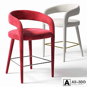 Chair LISETTE COUNTER STOOL CB2 exclusive