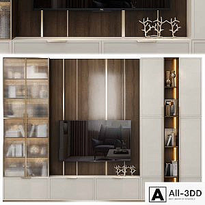 Neoclassical TV wall 010