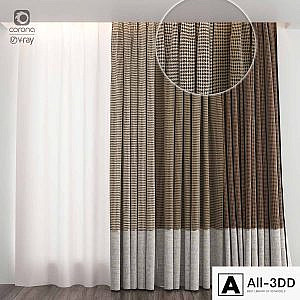 Houndstooth curtains