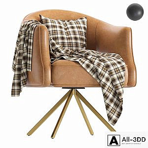 Coco Republic Terrace Desk Chair Leather