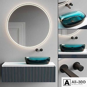 Antonio Lupi Design Binario 03 Vanity Unit Set 5
