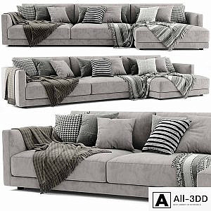 Poliform Bristol Chaise Longue Sofa 2