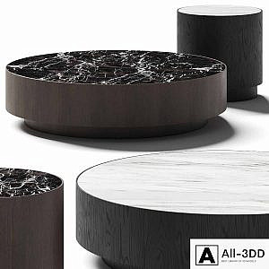 Laskasas Gold Coffee & Side Table