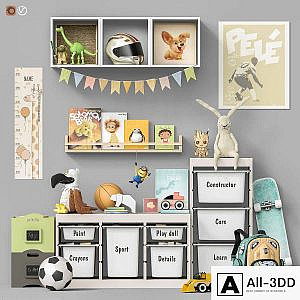 Toys and furniture set 107