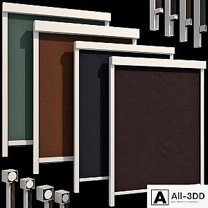 Roller blinds set