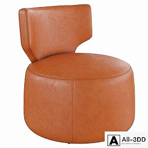 Homary-Green Cute Chair Upholstered Accent Chair Swivel Chair