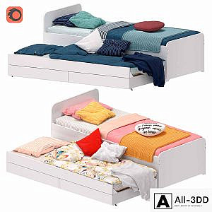 bed IKEA - SLAKT