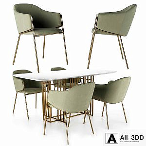 Oro Chair and Toon Table