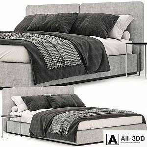 Tatlin lightgray bed