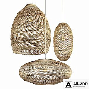 Aliexpress rattan chandelier set