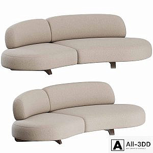 Vao 250 Curved Sofa by Paolo Castelli