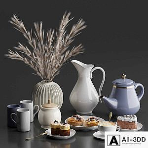 Cake Decor with dry plant