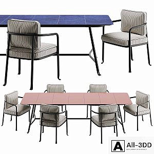 B&B Italia Borea Dining Set