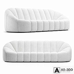 Alpha Sofa 3 seater / Pierre Paulin