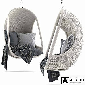 Wicker Hanging Chair Rh