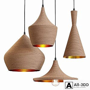 Rope Wrap Beat Pendant Lights