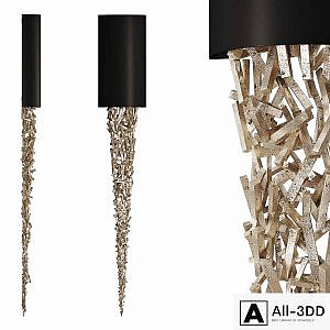 Handmade luxury wall lamp FIREWOOD Vetvistore