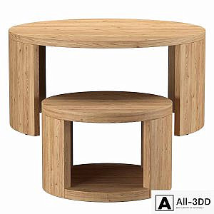 Folsom Round Nesting Coffee Tables