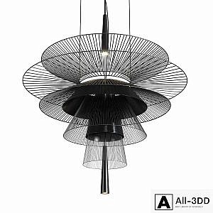 GRAVITY Chandelier by Forestier pendant lamp