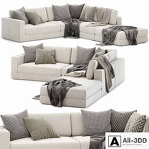 Aspect fabric modular sofa