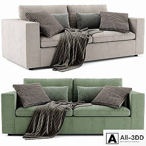 West Elm Harmony Modular 2 Seats Sofa