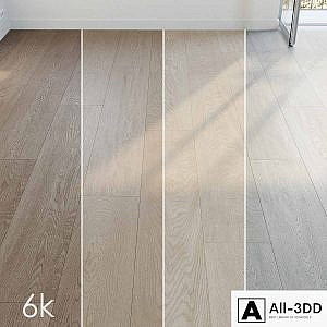 Parquet set 13 - Super Bundle - 4 Types: Oak, Honey, Maple, Gray / 6K