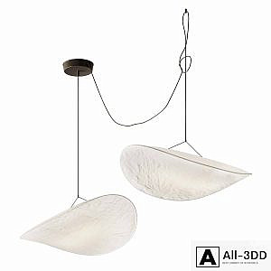 Tense Pendant 90 Cm White