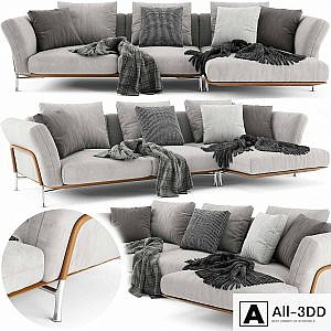 Flexform Ambroeus Chaise Longue