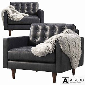 Joybird Eliot Leather Chair