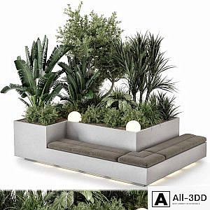 Backyard and Landscape Set Bush and Tree - Set 1180