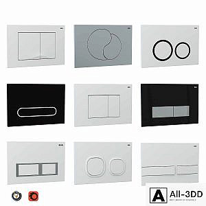 IDDIS flush buttons for installation (9 pcs.)
