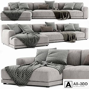 Poliform Paris Seoul Chaise Longue Sofa 02