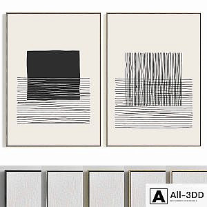 Plaster Two Photo Frame T-391