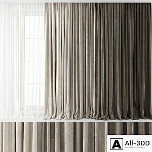 Curtains Long set 01