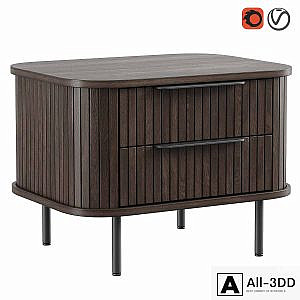Glide bedside table by Dantone Home
