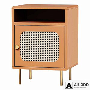 Redpop Rattan Bedside Table