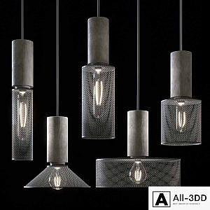 Modern industrial style pendant lamp
