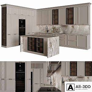 Neoclassical kitchen 40