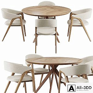 Dinning chair and table set3