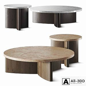 Four Hands Toli Travertine Coffee Table