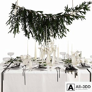 Christmas/New Year table setting