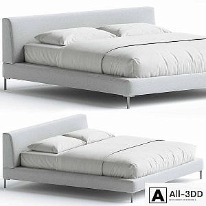Charles Bed Antonio Citterio B&B ITALIA
