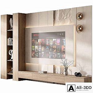 TV Wall set 003