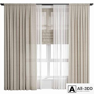 Curtain 50/ Curtains linen