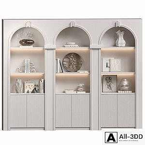 Modern Classic shelves with Decor