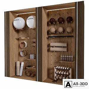 Yoga and Fitness Shelf