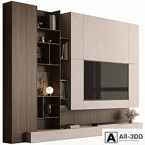 TV Wall Wooden - Set 195