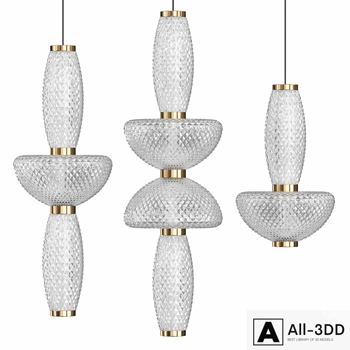 Pendant light HOLM Lampatron modern interior 3D model Pendant light HOLM Lampatron
